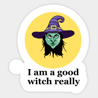 I am a good witch Sticker